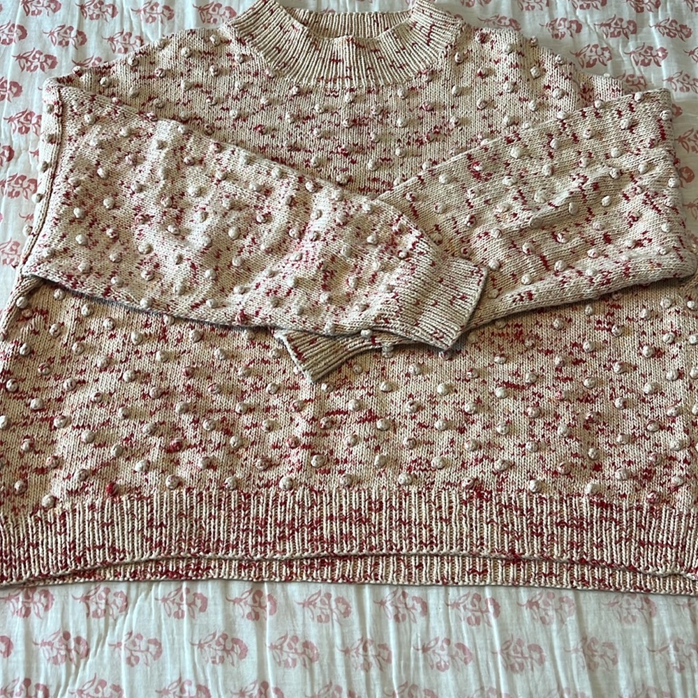 Misha and Puff popcorn sweater